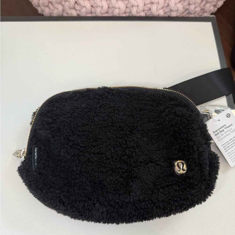 Lululemon Black Fleece Crossbody Bag